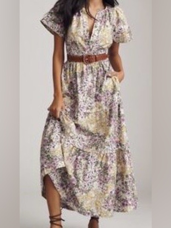 Anthropologie Dresses & Skirts - Anthropologie Somerset floral maxi dress size 1X
